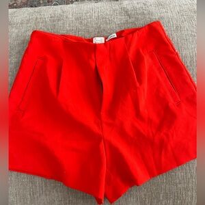A new day red tailored shorts